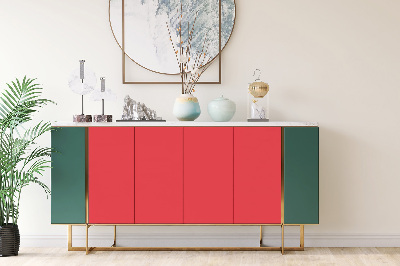 Decorative sticker for furniture Bright red