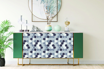 Furniture sticker Hexagons