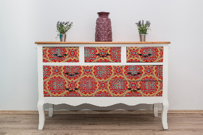 PCV sticker for furniture Arabic floral pattern