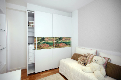 Decorative sticker for furniture Painted board