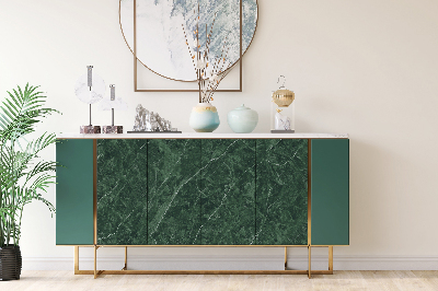 Furniture sticker Green marble