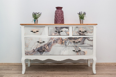 PCV sticker for furniture Abstract marble