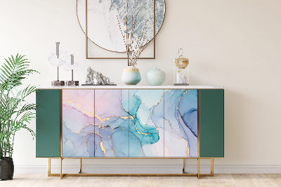 Furniture sticker Colorful marble