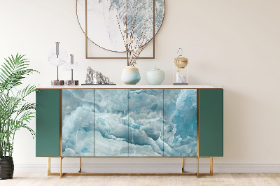 Decorative sticker for furniture Marble clouds