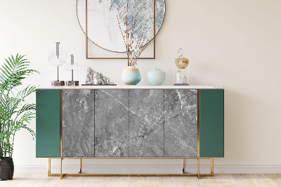 Decorative sticker for furniture Gray marble