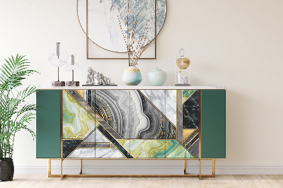 Furniture sticker Art deco marble abstraction