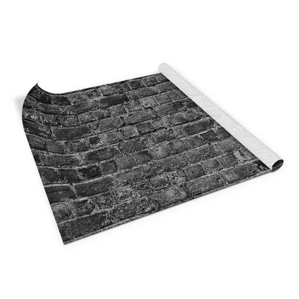 Decorative sticker for furniture Black and white bricks