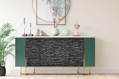 Furniture sticker Black brick