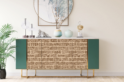 Decorative sticker for furniture Ethnic bricks