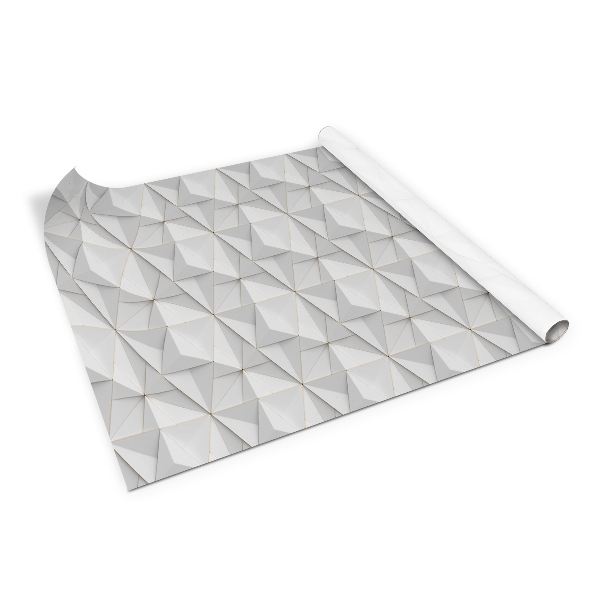 Decorative sticker for furniture Triangles 3D pattern