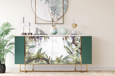 Decorative sticker for furniture Tropical leaves