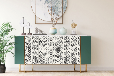 Decorative sticker for furniture Exotic Chevron pattern