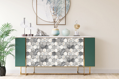 Decorative sticker for furniture Decorative hexagons