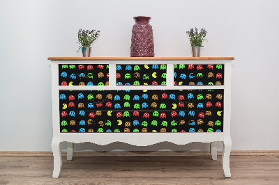 Furniture sticker Colorful ghosts