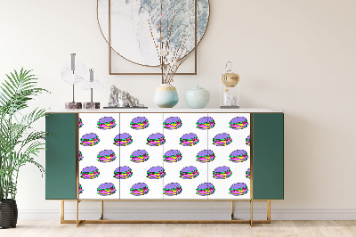 PCV sticker for furniture hamburgers