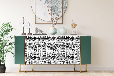 Decorative sticker for furniture Pizza