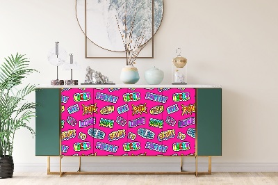 Furniture sticker Pop art