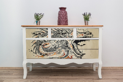 PCV sticker for furniture Chinese dragon