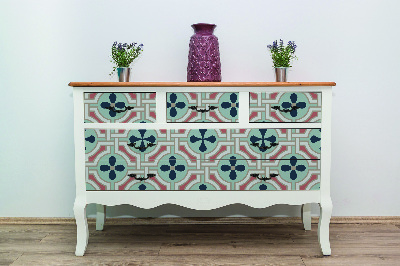 Furniture sticker Floral pattern