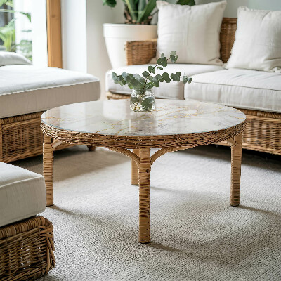 Table top Subtle marble veins