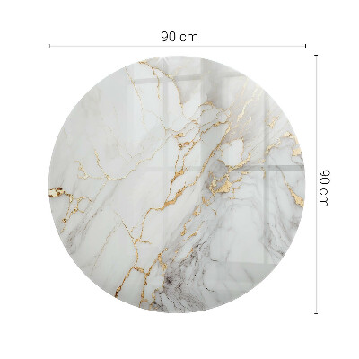 Table top Subtle marble veins