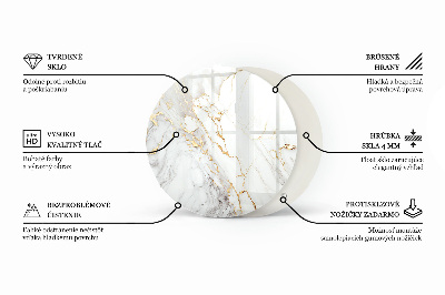 Table top Marble with delicate veins