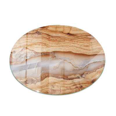 Table top Wood in harmony with resin