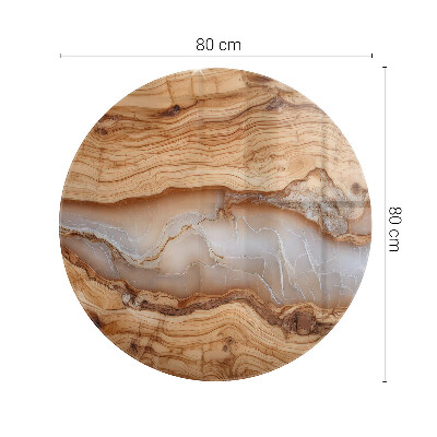 Table top Wood in harmony with resin