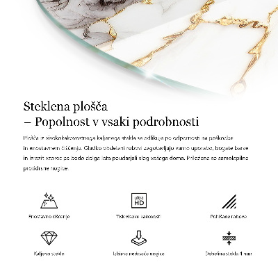 Table top Marble veins in design