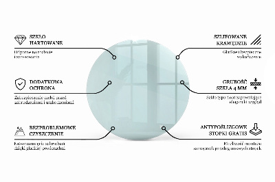 Round table top transparent