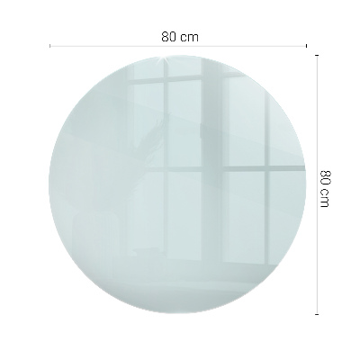 Round table top transparent
