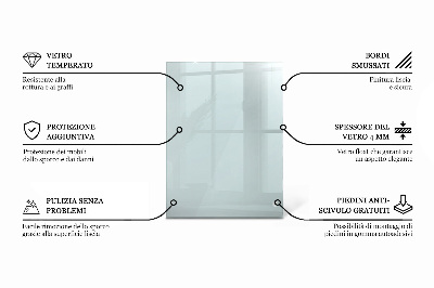 Rectangular glass table transparent