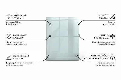 Rectangular glass table transparent