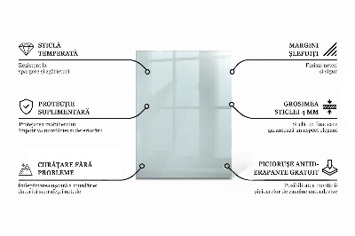 Rectangular glass table transparent