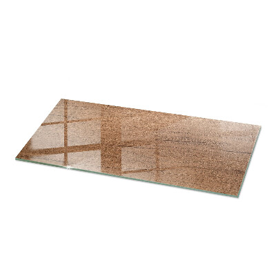 Glass top Wood-textured pattern