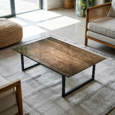 Glass top Natural style planks