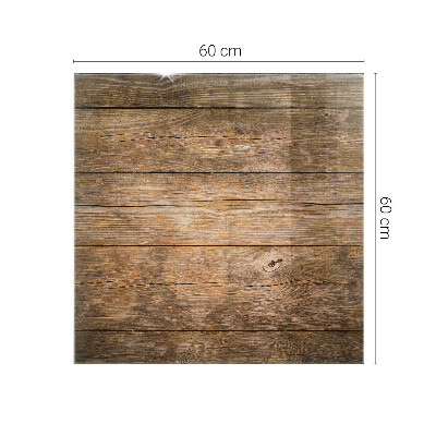 Glass top Natural style planks