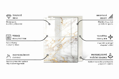 Glass top Marble surface design