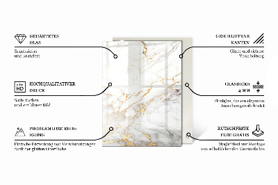 Glass top Marble surface design