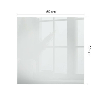 Glass top White without pattern