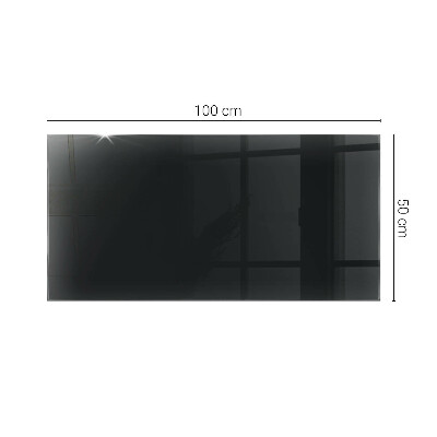 Glass top Black without pattern