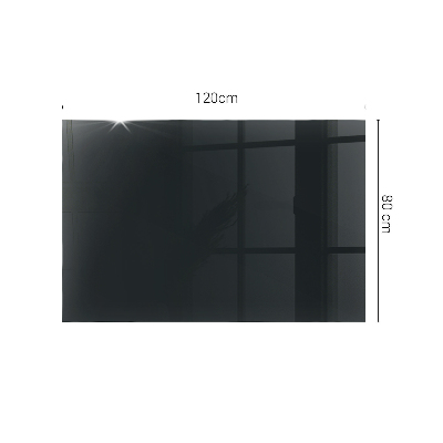 Glass top Black without pattern