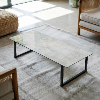 Glass top Concrete patterns with scratches