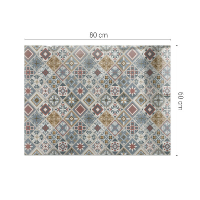 Glass top Mosaic patterns with ornaments