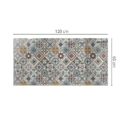 Glass top Mosaic patterns with ornaments