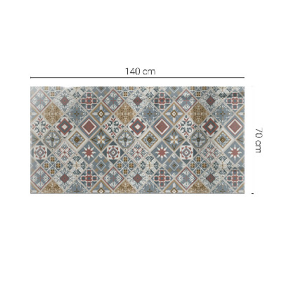 Glass top Mosaic patterns with ornaments