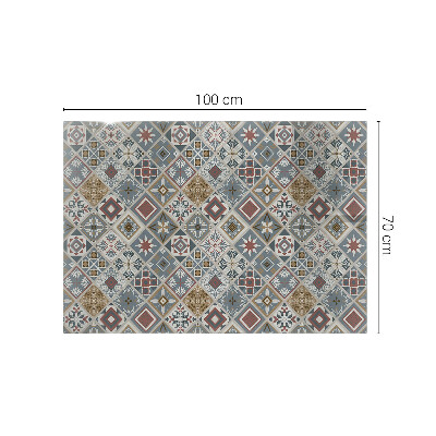 Glass top Mosaic patterns with ornaments