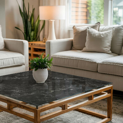 Glass top Marble veins in style