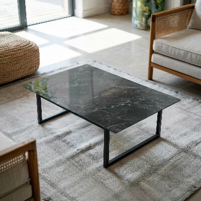 Glass top Marble veins in style