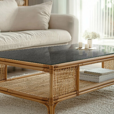 Glass top Natural stone structure